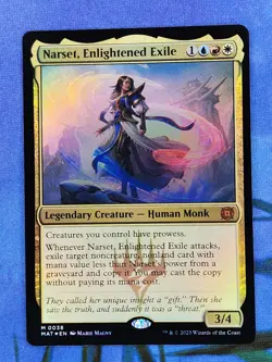 1x FOIL Narset, Enlightened Exile, NM, MAT, Magic: the Gathering, MtG - Image 1