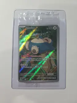 Pokemon TCG Snorlax #051 Holo Full Art Promo Card 151 Near Mint Sealed - Image 1