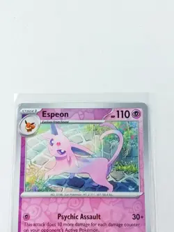 Espeon 86/197 Obsidian Flames Reverse Holo Pokemon Card 2023 - Image 2