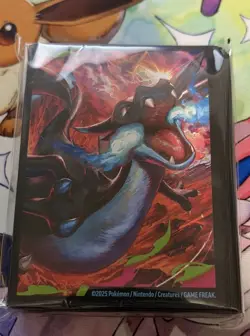 Pokemon TCG Mega-Charizard x Ex Card Sleeves New Sealed 65ct - Image 1