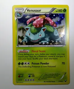 Pokemon TCG Venusaur Dark Explorers Holo Card 3/108 Rare NM NICE HOLO - Image 1