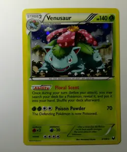 Pokemon TCG Venusaur Dark Explorers Holo Card 3/108 Rare NM NICE HOLO - Image 2