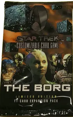 Star Trek CCG The Borg Booster Pack NEW TCG Customizable Card Game Decipher - Image 1