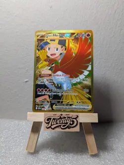 Pokemon TCG Ethan's Ho-Oh EX 239/182 Sv10: Destined Rivals Gold Holo Card - Image 1