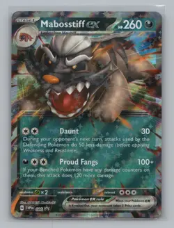 Mabosstiff ex 086 SV: Scarlet & Violet Promo Cards NM Pokemon TCG Promo - Image 1