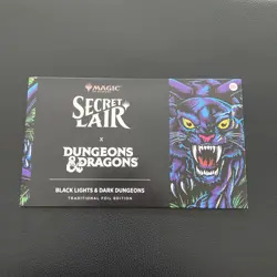 Black Lights and Dark Dungeons | MTG | Secret Lair | In Hand | SEALED | FOIL - Image 1