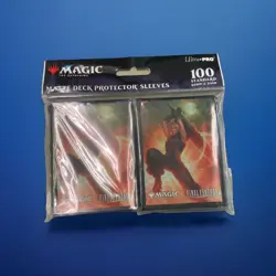 Final Fantasy Magic The Gathering Matte Deck Protector Sleeves ExSoldier 100 Ct - Image 1