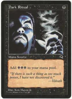 MTG Dark Ritual Tempest Common MP - Image 1