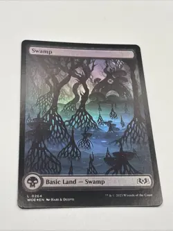 Mtg. Swamp. #264. Foil. Wilds Of Eldraine. Nm/lp - Image 1