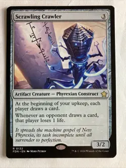 Scrawling Crawler Foundations MTG NM - Image 1