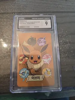 Eevee Edition Pokemon Playing Cards 2019 KOR Point Salad Graded CGC Pristine 10 - Image 1