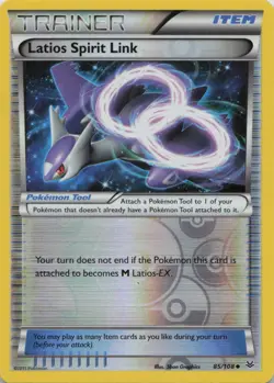 Latios Spirit Link 85/108 Uncommon Roaring Skies Pokemon Reverse Holo Near Mint - Image 1