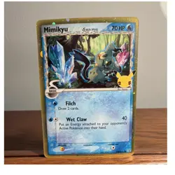 POKEMON TCG Mimikyu Delta Species SWSH136 Sword & Shield Promo Holo EN - Image 1