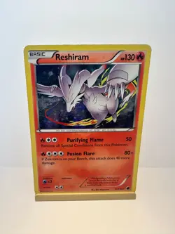 Reshiram 17/116 Holo Rare Plasma Freeze Pokemon Moderately Played - Image 1
