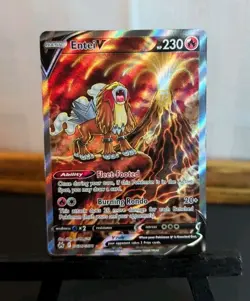 Pokemon TCG Entei V GG36/GG70 SWSH: Crown Zenith: Galarian Gallery - Image 1