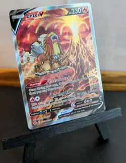 Pokemon TCG Entei V GG36/GG70 SWSH: Crown Zenith: Galarian Gallery - Image 4