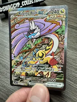 ◓Raging Bolt ex 166 Prismatic Evolutions - Pokemon TCG Full Art Secret Rare*NM◓ - Image 5