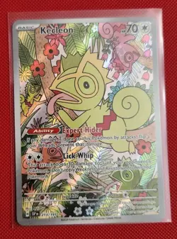 Pokemon Kecleon Illustration Rare Full Art Holo 213/191 Sv08 - Image 1
