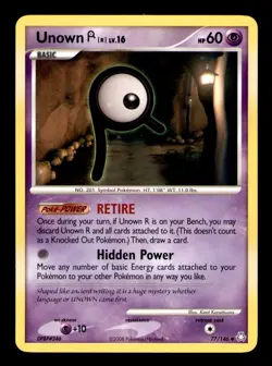 Unown [R] 77/146 Uncommon Legends Awakened Pokemon Near Mint - Image 1