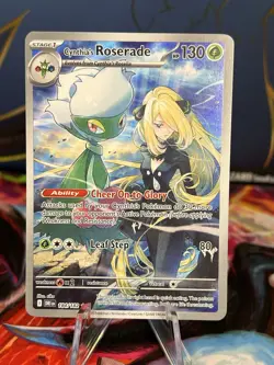 Pokemon TCG Cynthia's Roserade Destined Rivals 184/182 NM Condition - Image 1