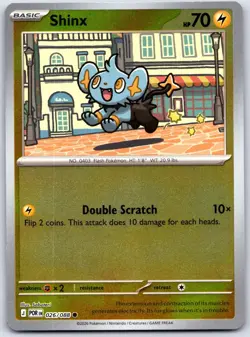 Shinx 026/088 Common Perfect Order Pokemon Reverse Holo Near Mint - Image 1