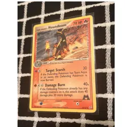 Pokemon TCG Team Magma's Houndoom EX Team Magma vs Team Aqua 34/95 Uncommon 70 … - Image 1