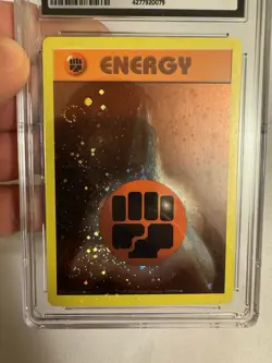 2002 Pokemon Fighting Energy Reverse Holo SWIRL Energize Your Game Promo CGC 9.5 - Image 3