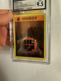 2002 Pokemon Fighting Energy Reverse Holo SWIRL Energize Your Game Promo CGC 9.5 - Image 5