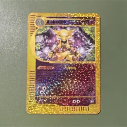 Pokemon Alakazam Expedition Base Set Reverse Holo Rare Box Topper - Image 1
