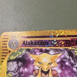 Pokemon Alakazam Expedition Base Set Reverse Holo Rare Box Topper - Image 3