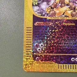 Pokemon Alakazam Expedition Base Set Reverse Holo Rare Box Topper - Image 5