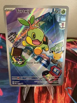 Turtwig - 040 Promo ME: Mega Evolution Promo Pokemon Holo Near Mint - Image 1