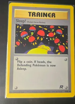 Wizards of the Coast Pokemon TCG Team Rocket Sleep! 79/82 Trainer Unlimited Eng - Image 1