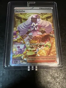 Pokemon Jacinthe Trainer Supporter POR 122/088 Full Art Holo Rare - Image 1