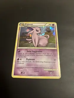 Espeon 2/90 Pokemon Holo Cracked Ice Undaunted HGSS HP - Image 2