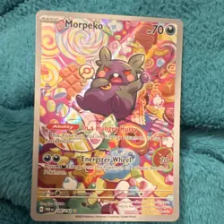 Pokemon Co Morpeko 206/182 SV04 Paradox Rift Illustration Rare Holo English - Image 1