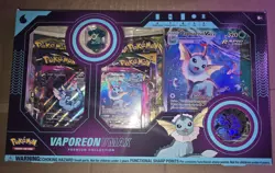 Pokemon TCG Vaporeon VMAX Premium Collection Box Sealed Unopened - Image 1