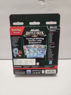 Pokemon TCG Deluxe Battle Deck Quaquaval EX W/ Radiant Greninja NEW/SEALED - Image 2