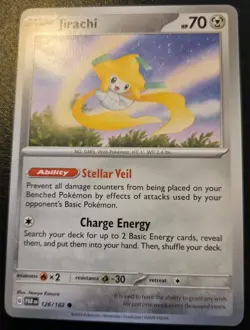 Jirachi 126/182 Common Scarlet & Violet: Paradox Rift Pokemon TCG - Image 1