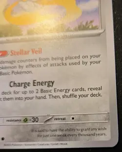 Jirachi 126/182 Common Scarlet & Violet: Paradox Rift Pokemon TCG - Image 5