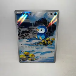 Piplup 098/094 Illustration Rare Phantasmal Flames Pokemon Holo Near Mint - Image 1