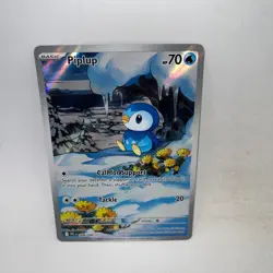 Piplup 098/094 Illustration Rare Phantasmal Flames Pokemon Holo Near Mint - Image 1