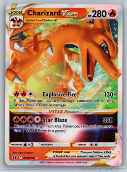 Charizard VSTAR 019/159 Pokemon Crown Zenith NM - Image 1