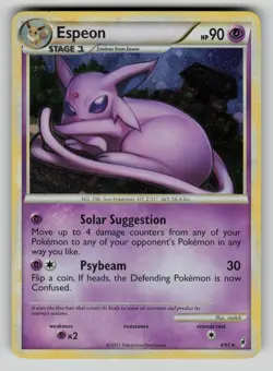 Espeon 4/95 Call of Legends Pokemon Reverse Holo LP - Image 1