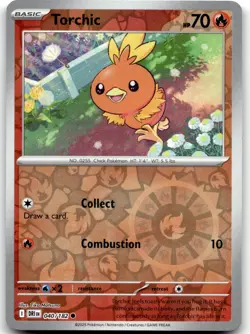 Torchic 040/182 Common Destined Rivals Pokemon Tika Matsuno Near Mint - Image 1