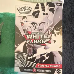 Pokemon TCG Scarlet & Violet White Flare Booster Bundle - 6 Packs (English) - Image 1