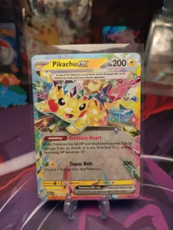 Pokemon TCG Pikachu ex ME: Ascended Heroes Double Rare 057/217 Holo - Image 1