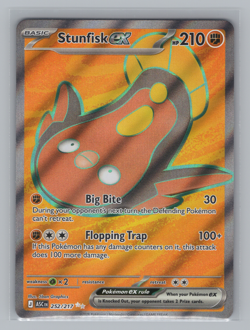 Stunfisk ex 252/217 Hyper Rare Ascended Heroes ASC Pokemon Near Mint Holofoil - Image 1