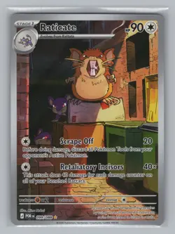 Raticate Holo 099/088 Perfect Order Pokemon TCG NM Illustration Rare - Image 1