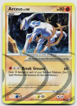 Arceus (AR8) AR8 Arceus Holo Pokemon MP - Image 1